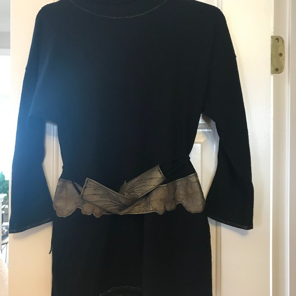 Roberto Cavalli Black Knit Turtleneck Sweater